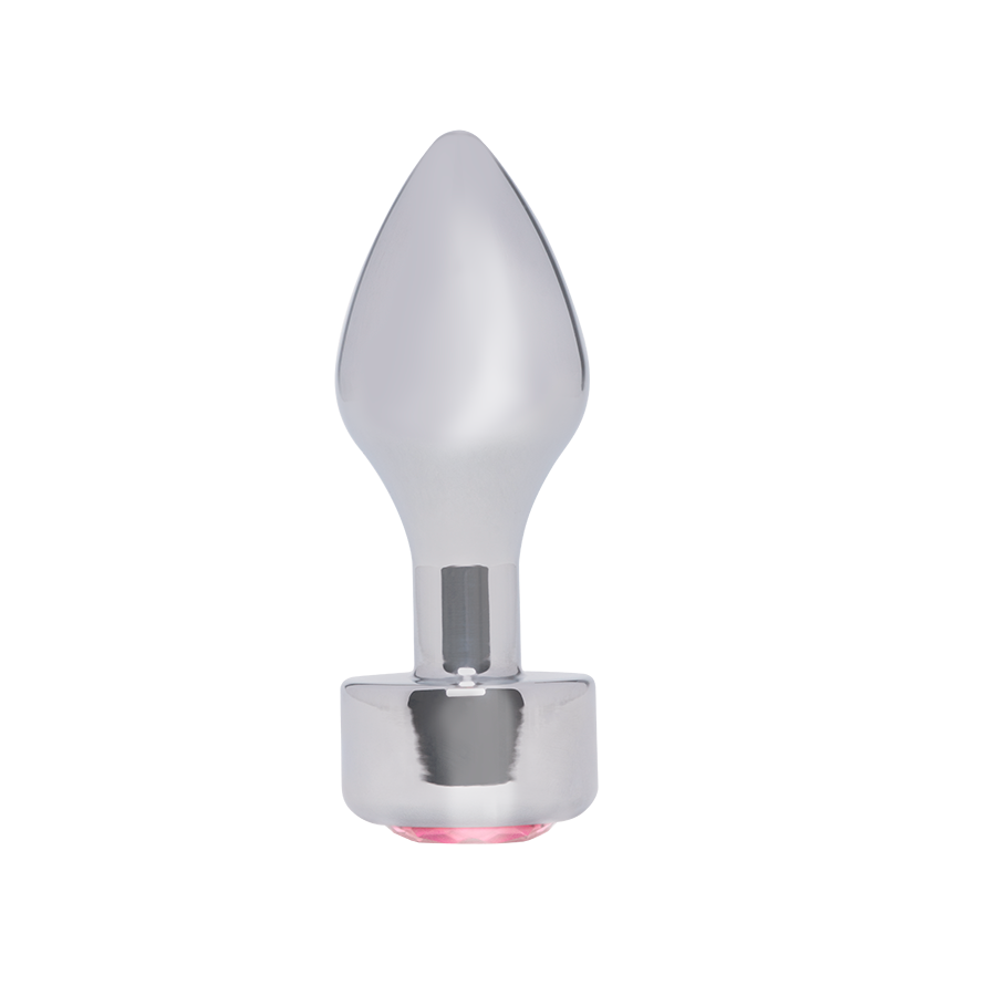 Plug Anal Pequeño Gema Rosa